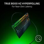 Razer Keyboard mechanical Huntsman V3 Pro TKL 8KHz, 84key, Analog Optical Switch Gen-2, USB-A, EN, RGB, black4