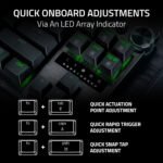 Razer Keyboard mechanical Huntsman V3 Pro TKL 8KHz, 84key, Analog Optical Switch Gen-2, USB-A, EN, RGB, black9