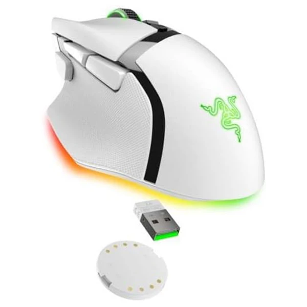 Razer Mouse Basilisk V3 Pro 35K, RGB, USB-A WL BT, white (RZ01-05240200-R3G1) 4