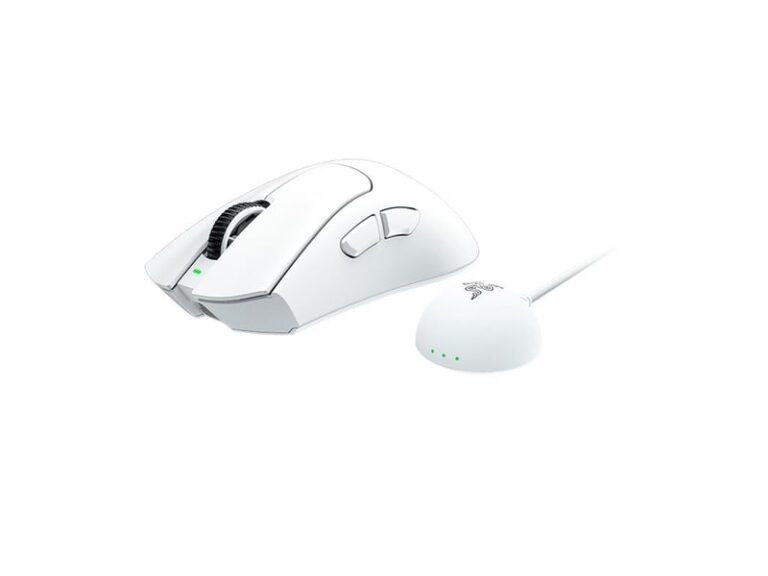 Razer Mouse DeathAdder V4 Pro Gen-2, RGB, USB-A WL BT, white (RZ01-05330200-R3G1) 3
