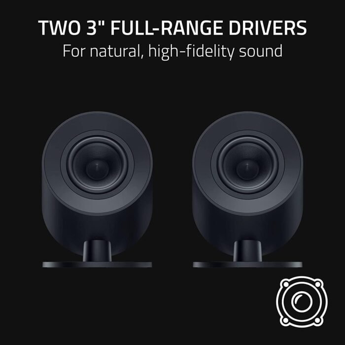 Razer Multimedia speaker Nommo V2 X 2.0, USB-A BT, black (RZ05-04760100-R3G1) 2
