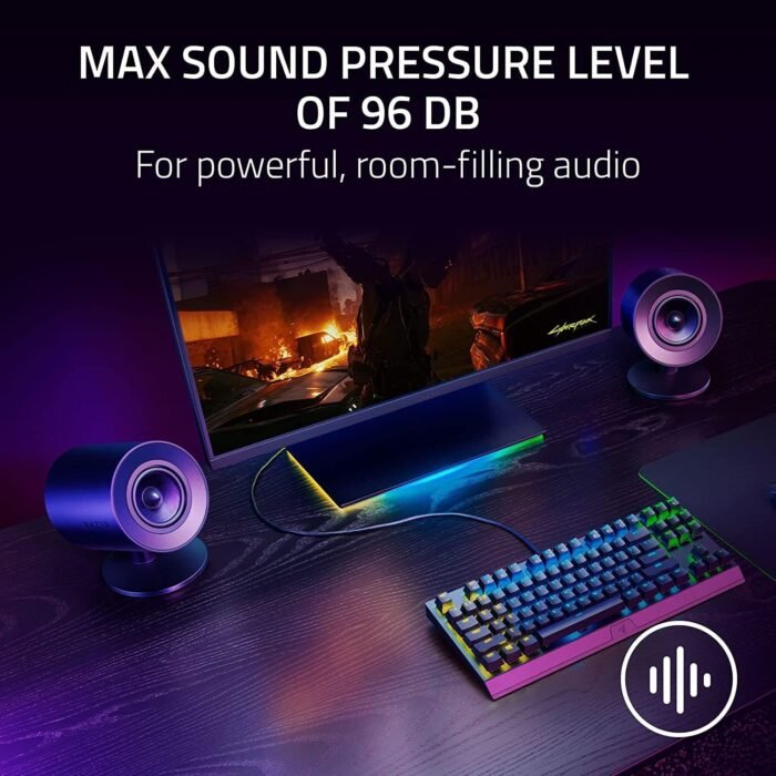 Razer Multimedia speaker Nommo V2 X 2.0, USB-A BT, black (RZ05-04760100-R3G1) 4