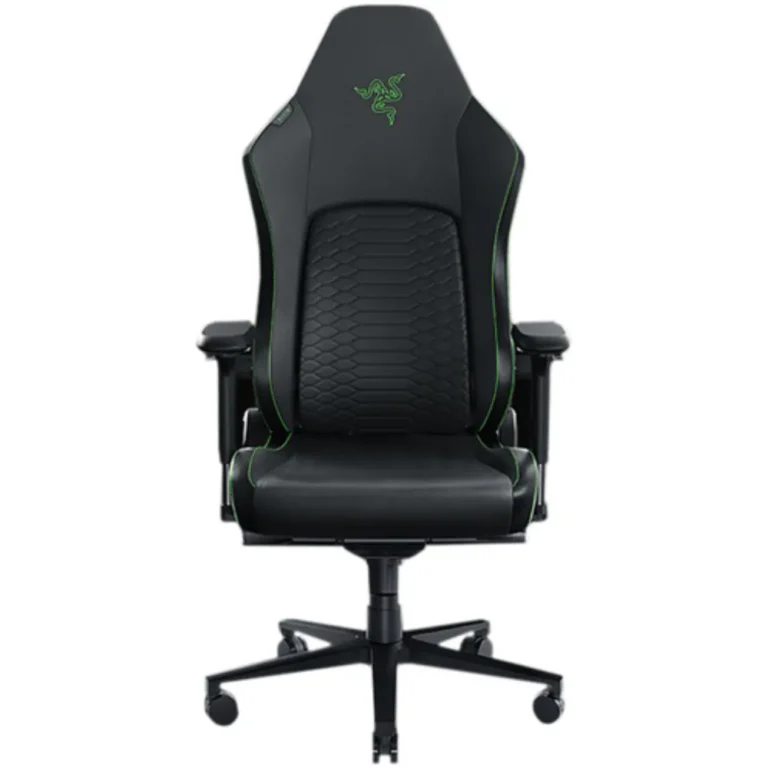 Razer chair Iskur V2 EPU Leather, 4D-Armrests, black-green (RZ38-04900100-R3G1)