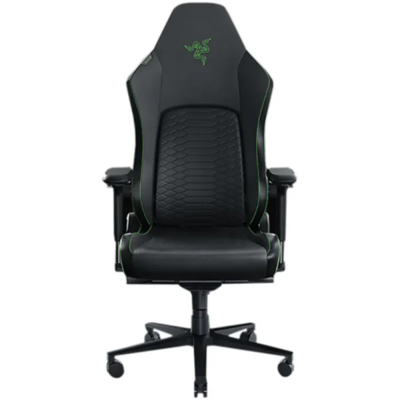 Razer chair Iskur V2 EPU Leather, 4D-Armrests, black-green (RZ38-04900100-R3G1)