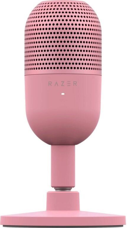 Razer gaming microphone Seiren V3 Mini, Omni, USB-A, 1.2m, quartz (RZ19-05050200-R3M1)
