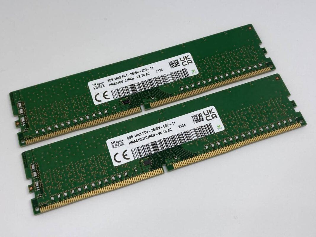 SK HYNIX 8GB 1RX8 PC4-2666V-ED2-11 RAM (
