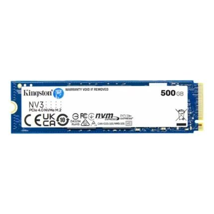 500GB SSD | NV3 | PCIe 4.0 NVMe m.2 2280 | DWPD: 0.17 | Warranty: 3 Yrs | R:5000/W:3000 | DRAM-less | SCL cache 25GB (SNV3S/500G)