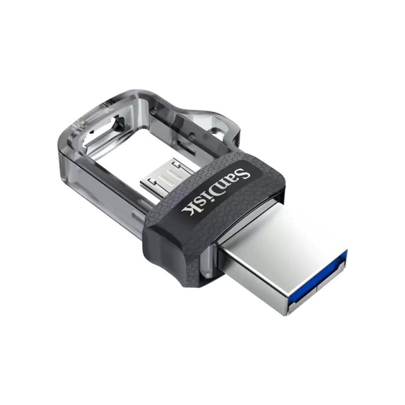 SanDisk Ultra 16GB Dual M3.0 USB 3.0 Flash Drive Black (SDDD3-016G-G46) 3