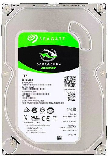 Seagate 1TB 7.2K RPM SATA 3.5
