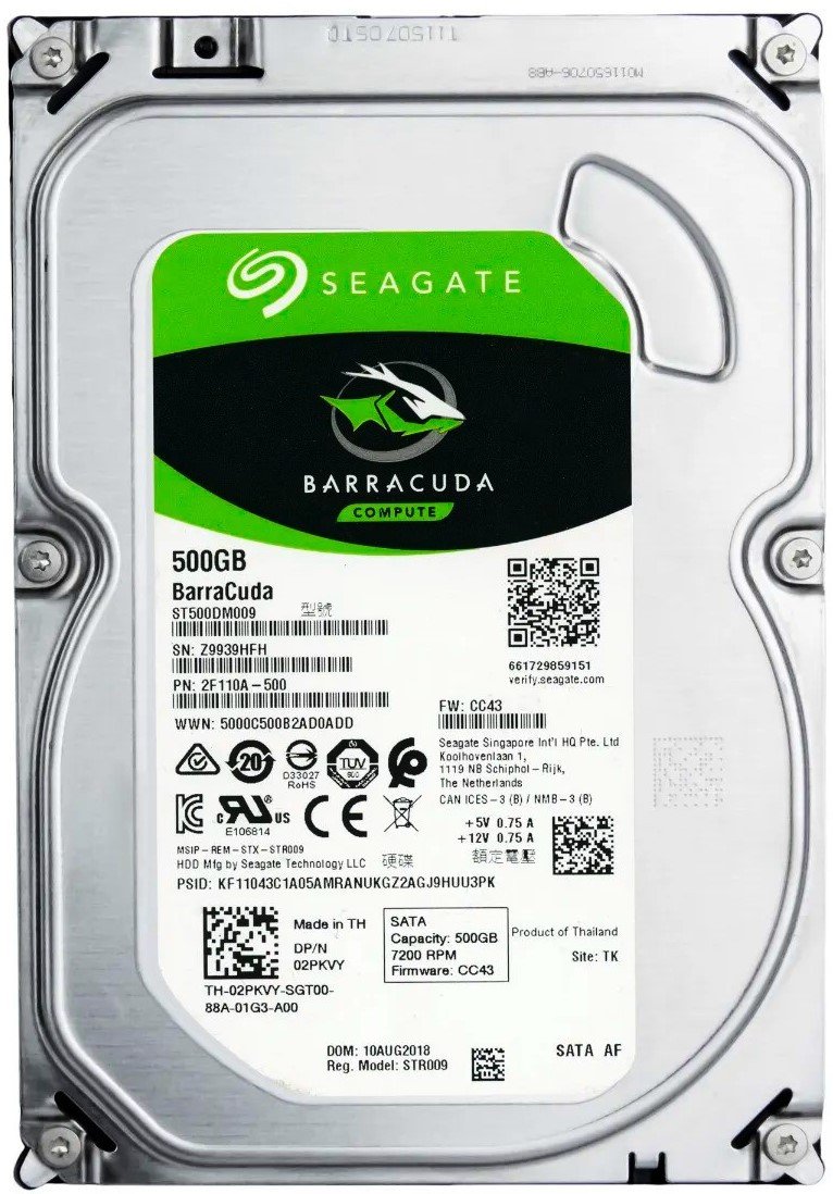 Seagate 500GB SATA 3.5 Seagate 500GB SATA 3.5