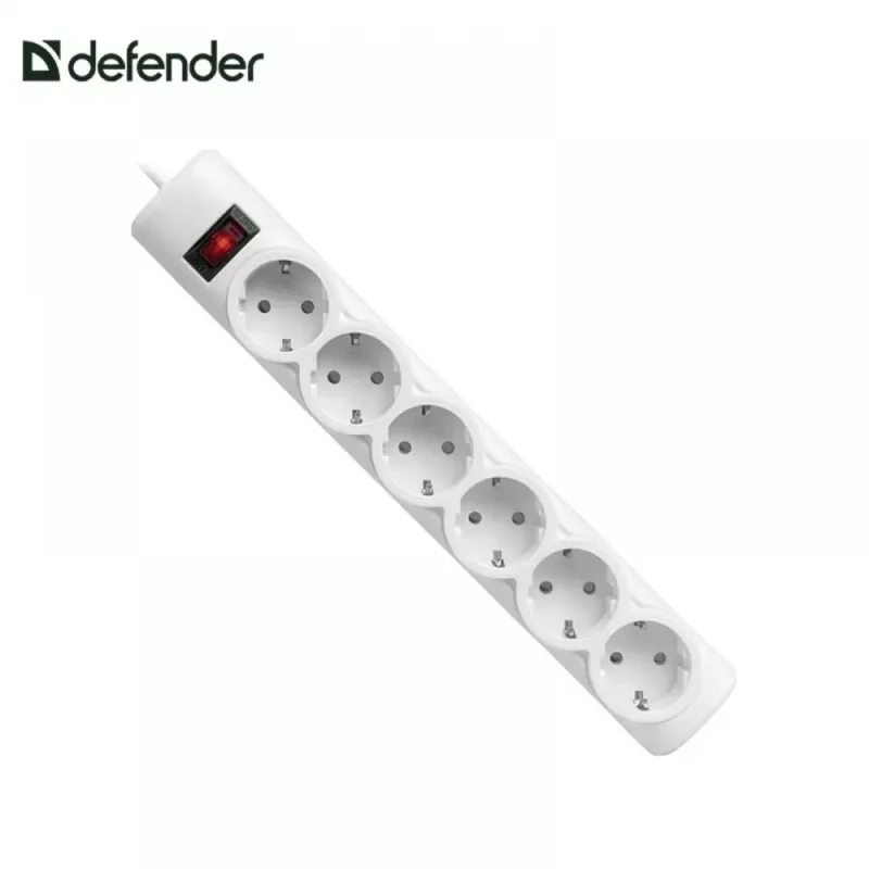 Surge protector, 1.8m, 6 outlets (99406)