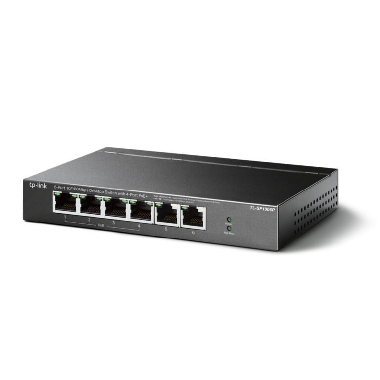 TP-Link TL-SF1006P 6-Port 10 100Mbps Desktop POE Switch with 4-Port PoE 2