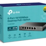 TP-Link TL-SF1006P 6-Port 10 100Mbps Desktop POE Switch with 4-Port PoE 3