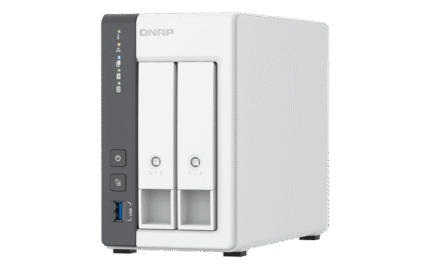 2-bay ARM 4C 2.0GHz ; 2 x SATA 6Gb/s 3.5"/2.5"; 4GB RAM on-board (not expandable); 1 x GbE; 1 x 2.5GbE ; 1 x USB3.2 Gen1 and 2 x USB2.0, Built-in NPU for AI Acceleration. (TS-216G)