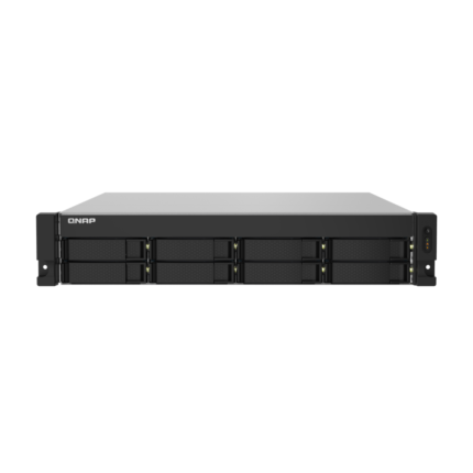 8-Bay NAS / quad-core 1.7 GHz rackmount NAS with 250W PSU / 4GB DDR4 UDIMM RAM (max 16GB), SATA 6Gb/s, 2x 10GbE SFP+ LAN, 2x GbE LAN, 1x PCIe Gen2 x2 slot (TS-832PXU-RP-4G)