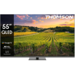 TV 55 Thomson QLED 4K 60Hz Smart Google TV Black (55QG5C14)