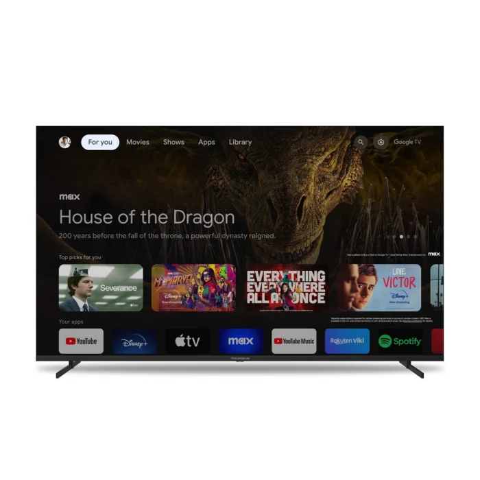 TV 65 Thomson LED 4K 60Hz Smart Google TV Black (65UG4S14) 6