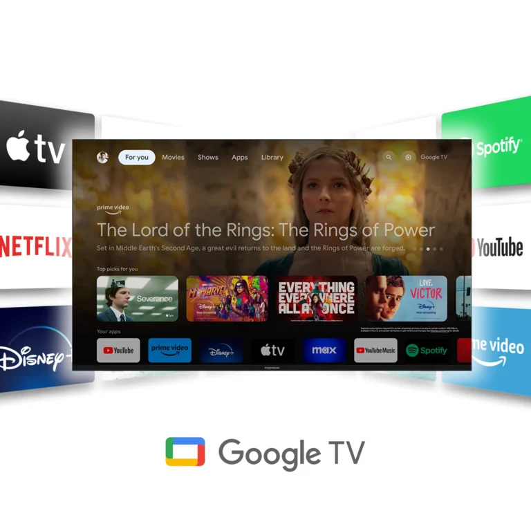 TV 65 Thomson QLED 4K 60Hz Smart Google TV Black (65QG4S14) 6