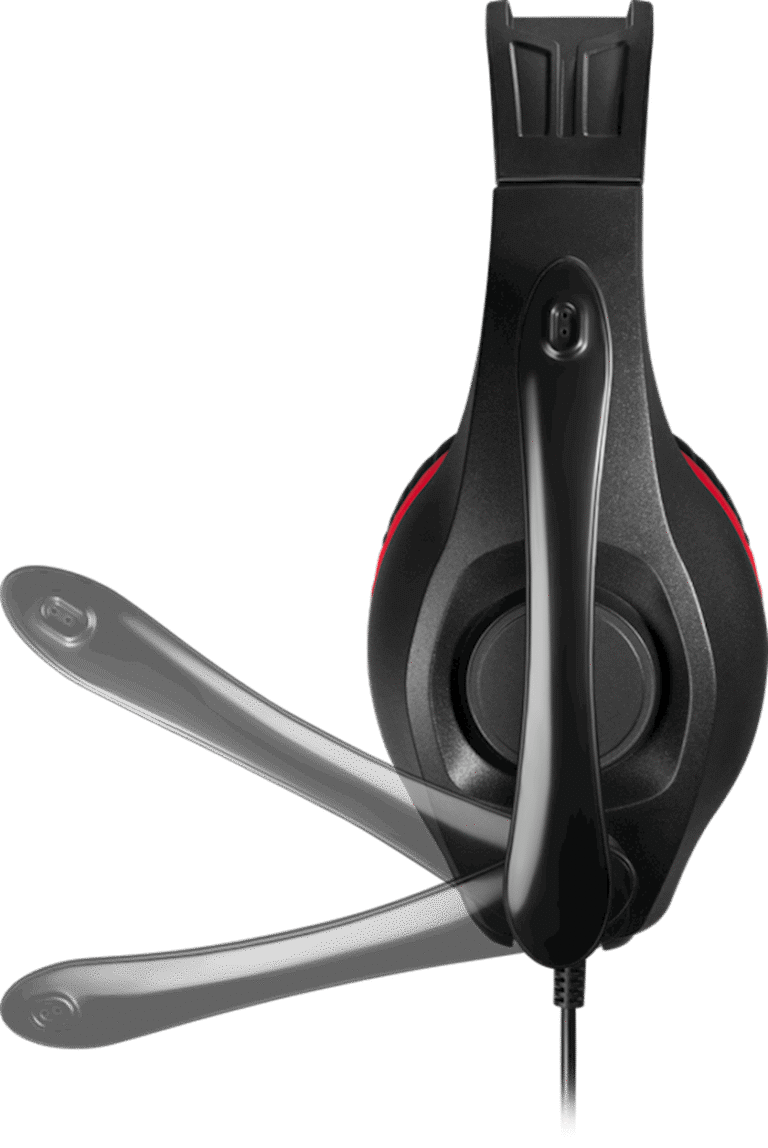 Tune 130 Headset for PC, black+red, cable 2.1 m (63130) 2