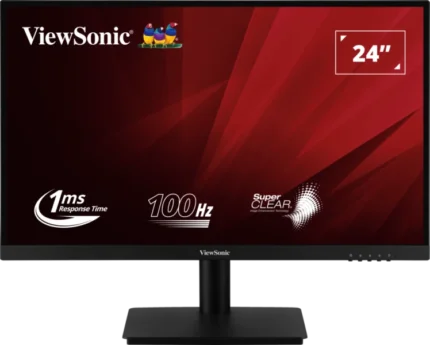 ViewSonic VA2406-h 23.8 LCD Monitor, 1920x1080, VGA, HDMI, Non-speak (VA2406-H)