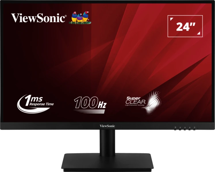 ViewSonic VA2406-h 23.8 LCD Monitor, 1920x1080, VGA, HDMI, Non-speak (VA2406-H)
