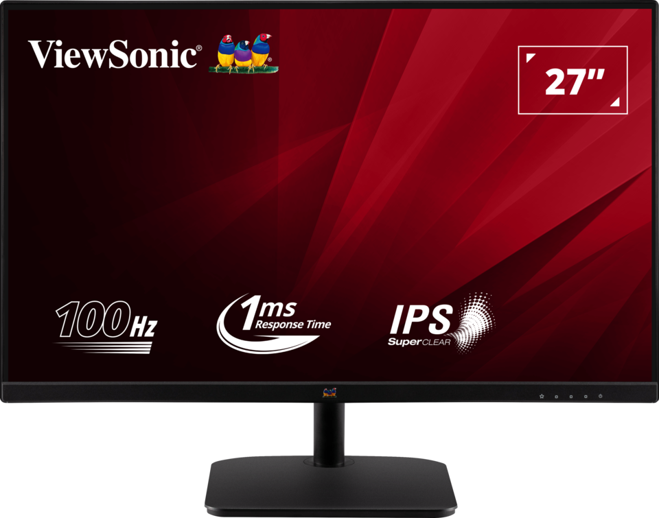 ViewSonic VA2732-h 27 16 9 Wide 3-Side Borderless LCD Monitor, 1920x (VA2732-H)