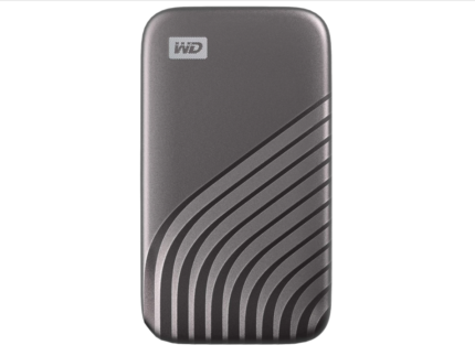 WD - My Passport 1TB External USB Type-C Portable SSD - Space Gray