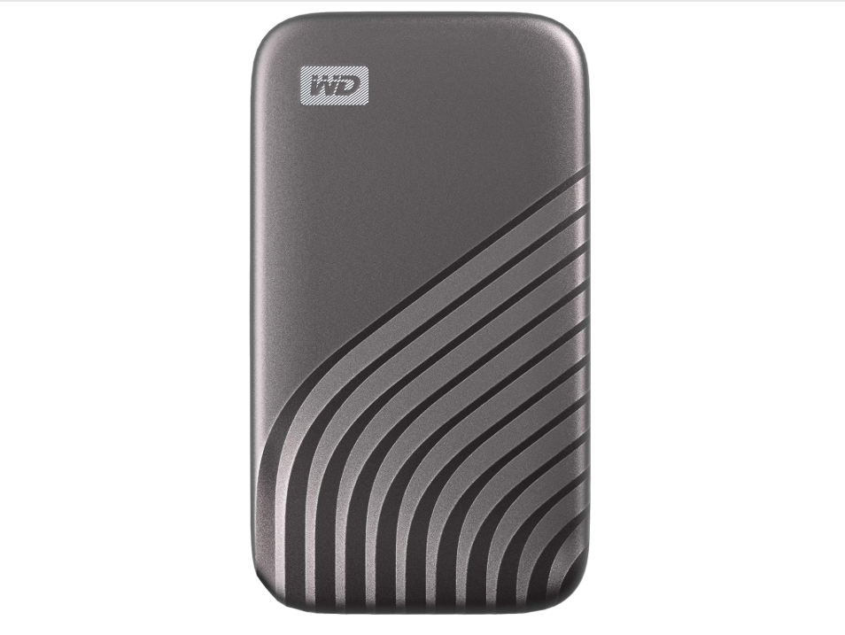 WD - My Passport 1TB External USB Type-C Portable SSD - Space Gray