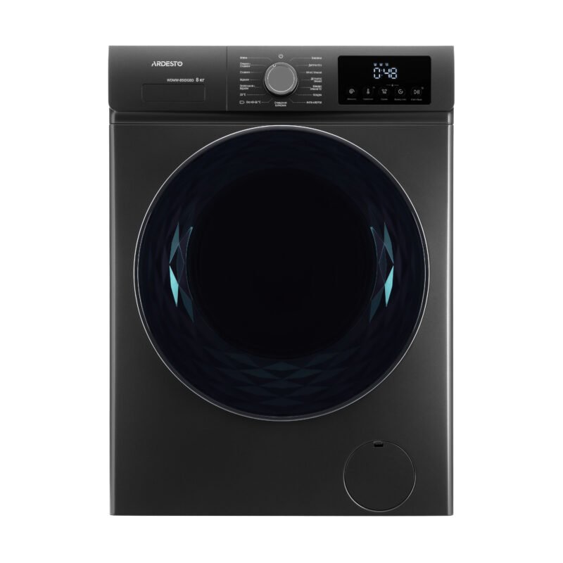 Washer-dryer ARDESTO front load, 8(5)kg, 1200, A+++, 57.2cm, display, steam, inverter, grey (WDMW-85IDGBDI)