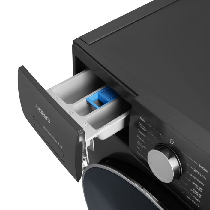 Washer-dryer ARDESTO front load, 8(5)kg, 1200, A+++, 57.2cm, display, steam, inverter, grey (WDMW-85IDGBDI)5