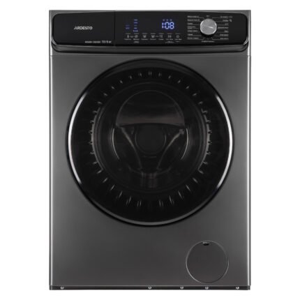 Washer-dryer ARDESTO front load Black Mars, 10(6)kg, 1400, A+++, 60cm, display, steam, inverter, silver (WDMW-106ISBDI)