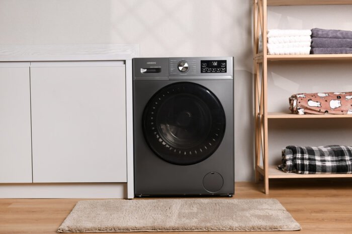 Washing machine ARDESTO front load Black Mars, 6kg, 1200, A++, 45cm, display, steam, grey (WMW-6103DGBDI)2