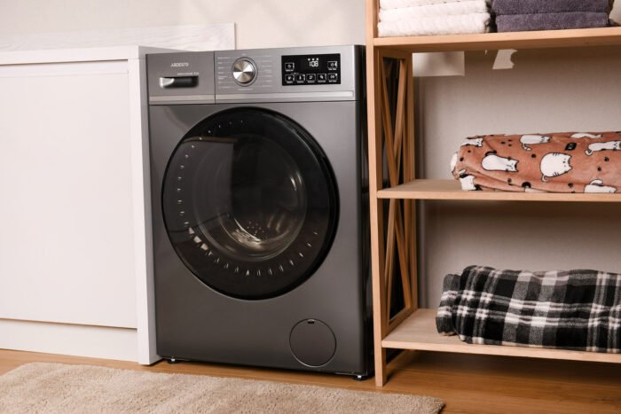 Washing machine ARDESTO front load Black Mars, 6kg, 1200, A++, 45cm, display, steam, grey (WMW-6103DGBDI)4