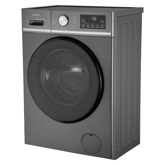 Washing machine ARDESTO front load Black Mars, 6kg, 1200, A++, 45cm, display, steam, grey (WMW-6103DGBDI)5