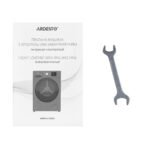 Washing machine ARDESTO front load Black Mars, 6kg, 1200, A++, 46.5cm, display, gray (WMW-6104DGI)8