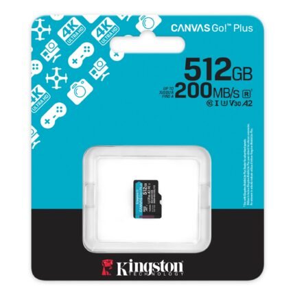 micro-SDXC — 512GB microSDXC Canvas Go! Plus Gen4 R:200/W:160 UHS-I Class 10 V30 U3 A2 + adapter (SDCG4/512GB)