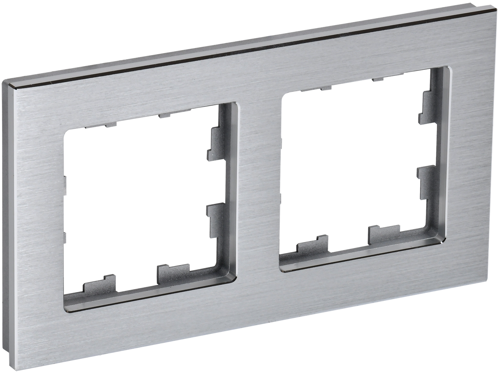 BRITE Çərçivə 2-yerli RU-2-1-BrA metal alüminium IEK (BR-M22-M-K47)