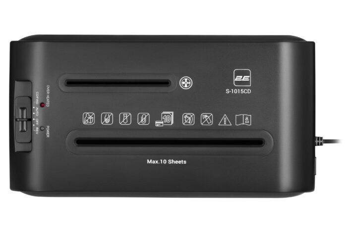10 sheets Paper Shredder S-1015CD (2E-S-1015CD) - Image 3