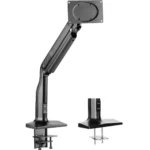 2E Monitor SingleSelect Spring Assisted Aluminum Monitor Arm with USB (2E-1MCBUSB)