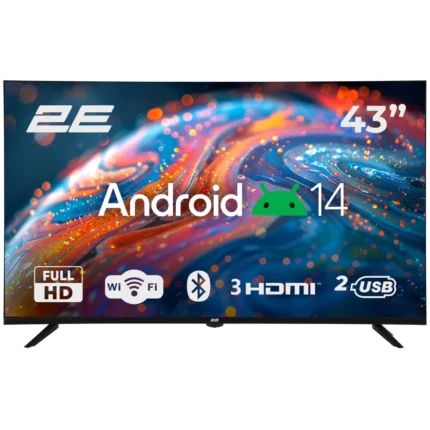 Televizor TV Set 43" 2E LED FHD 60Hz Smart Android Black (2E-43A07B)