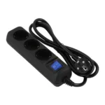 2E Power adapter 3xTypeF, 16A, black (2E-AD0103BK)