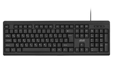 2E Keyboard membrane KS108 104key, USB-A, EN/UK, black (2E-KS108UB_UA)