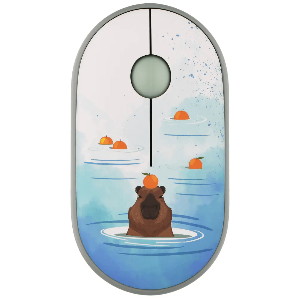 2E-MF300WCAPIBARAGN 2E Mouse MF300 CAPYBARA:TANGERINE Silent WL BT, Green (2E-MF300WCAPIBARAGN) - Image 1