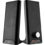 2E Multimedia speaker PCS203, 2.0, USB, Metal Black (2E-PCS203BK)