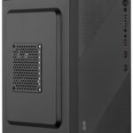 2E PC case TeamX TMX04 with 2E ATX400W, 2xUSB2.0, 1x80mm, VGA 220mm, mATX, black