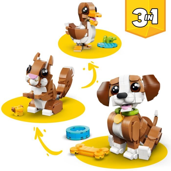 LEGO Constructor Creator Cute Animals: Playful Puppy Dog (31382) - Image 2