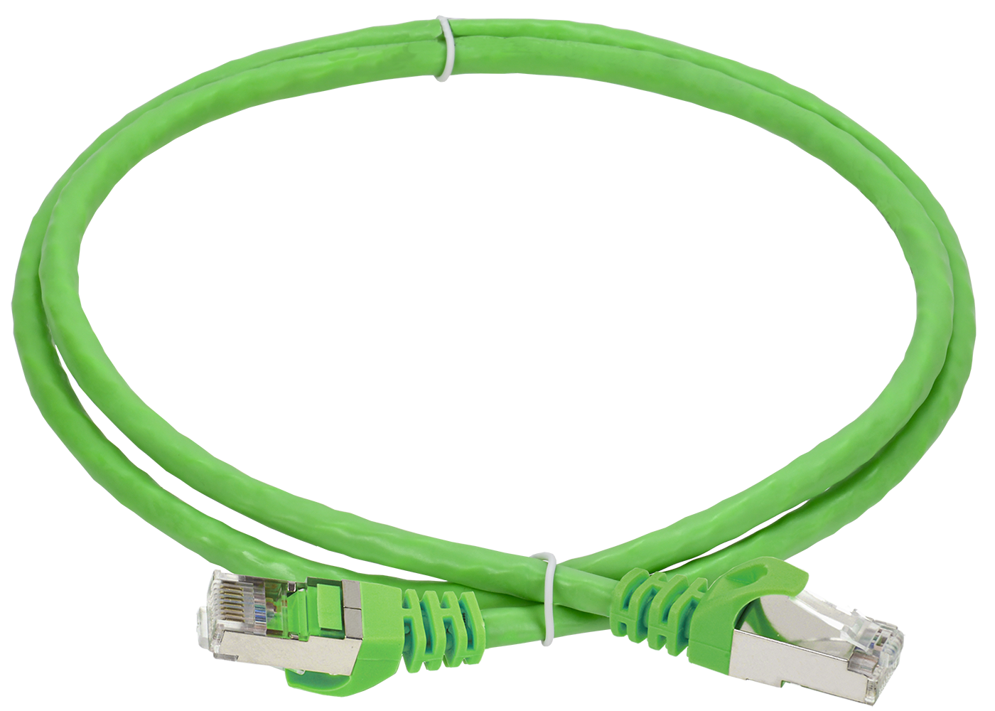 ITK Kommutatsionniy snur kat. 6A S/FTP LSZH 0,5m yaşıl (PC02-C6ASL-05M)