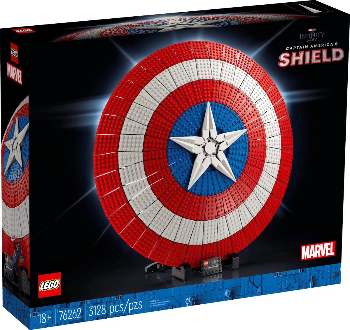 76262 LEGO Marvel Captain America's Shield (76262) - Image 1