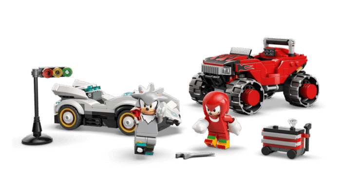 LEGO Constructor Sonic Silver's Car vs. Knuckles' Monster Truck (77118) - Image 2