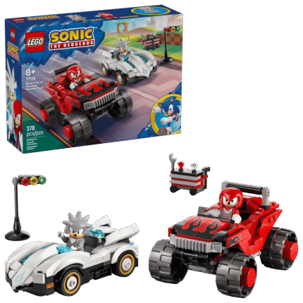 LEGO Constructor Sonic Silver's Car vs. Knuckles' Monster Truck (77118)